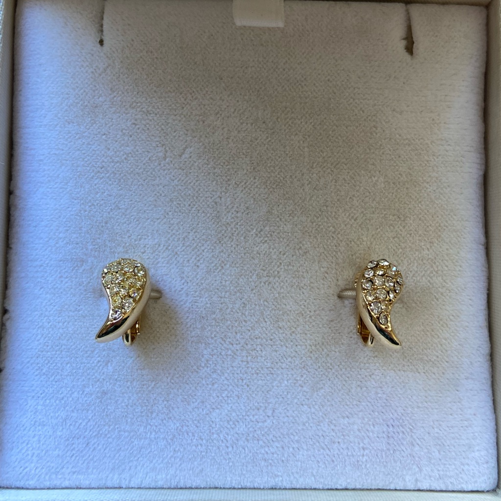 Vintage Christian Dior Clip On Earrings